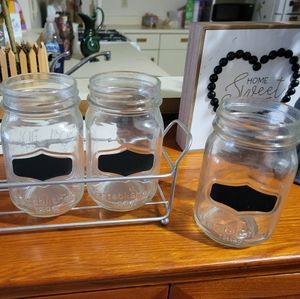 Ball Mason jars and stand included